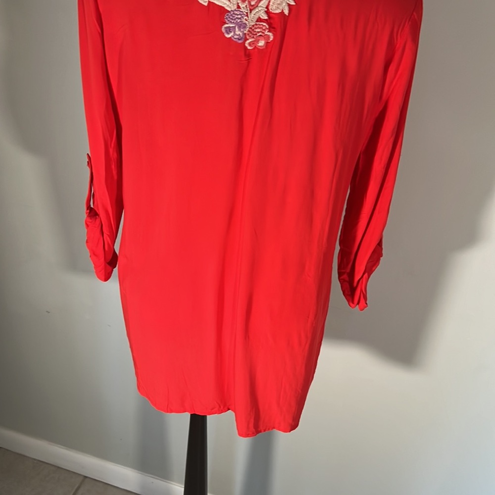 Luna Moon Floral Tunic ANTHRO Medium - Picture 5 of 6